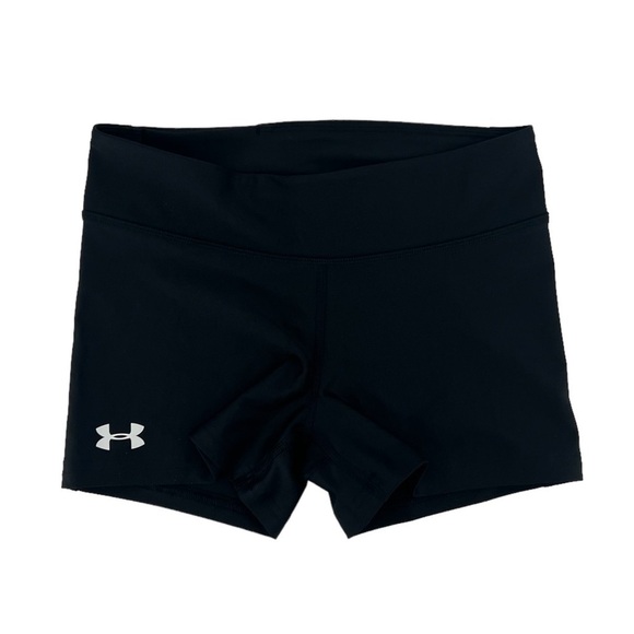 NWT Under Armour Black Compression Athletic Shorts Size Medium Women's - Picture 1 of 4
